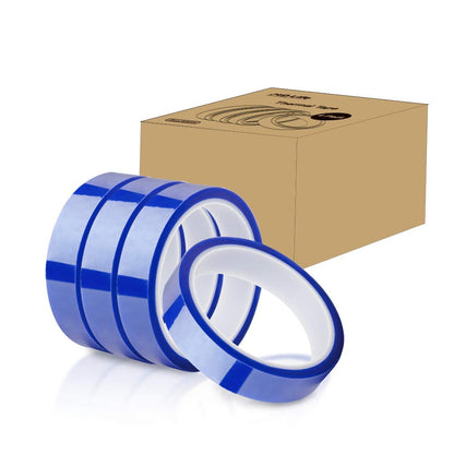 4 Rolls 0.8 Inch x 108 Ft Sublimation Blanks Thermal Heat High Temp Resistant Tape Up to 250 C(480 F) for Sublimation Tumblers Cups T-Shirts Printing