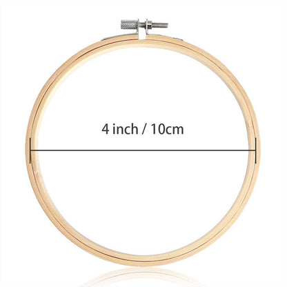 12 Pieces 4 Inch Round Embroidery Hoop Bulk Wholesale Circle Cross Stitch Hoop Ring