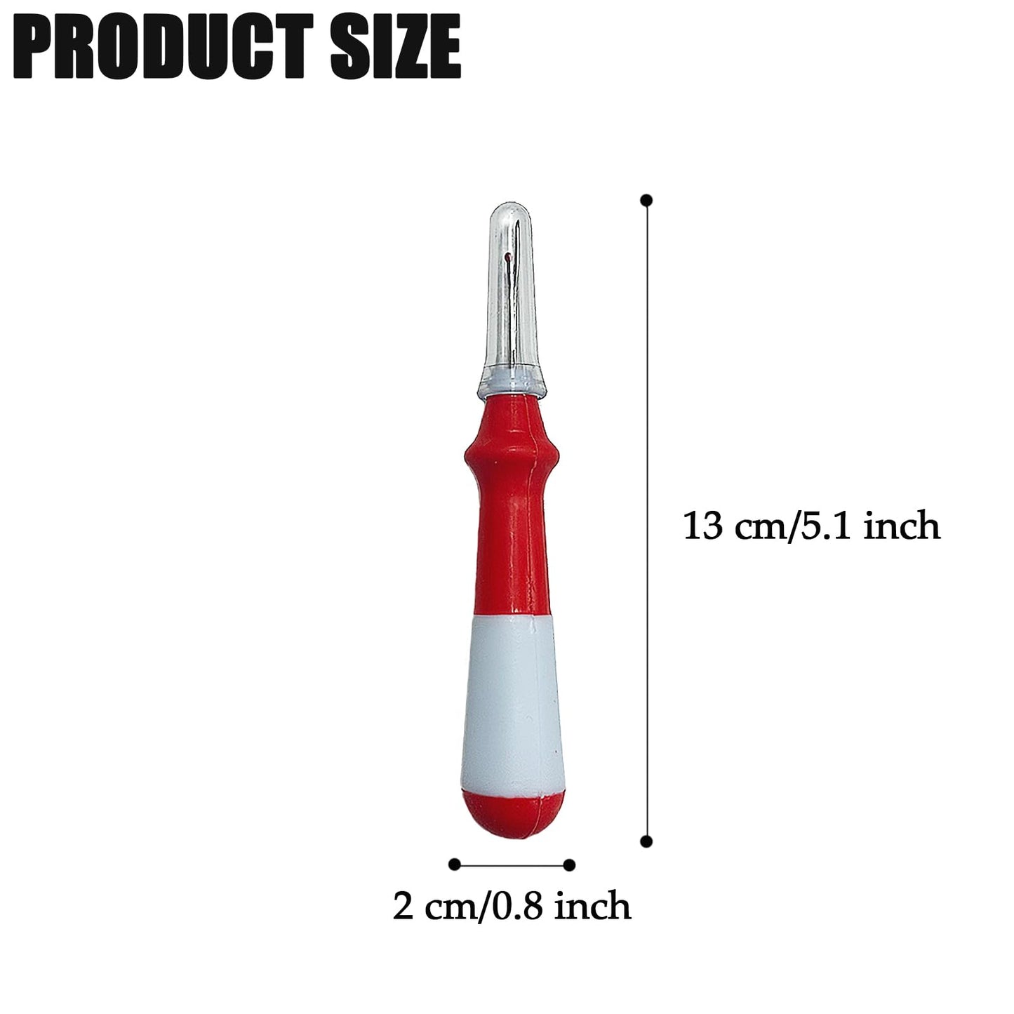 3 Pieces Ergonomic Grip Seam Ripper, Colorful Large Thread Remover for Sewing Crafting Removing Embroidery Hems and Seams