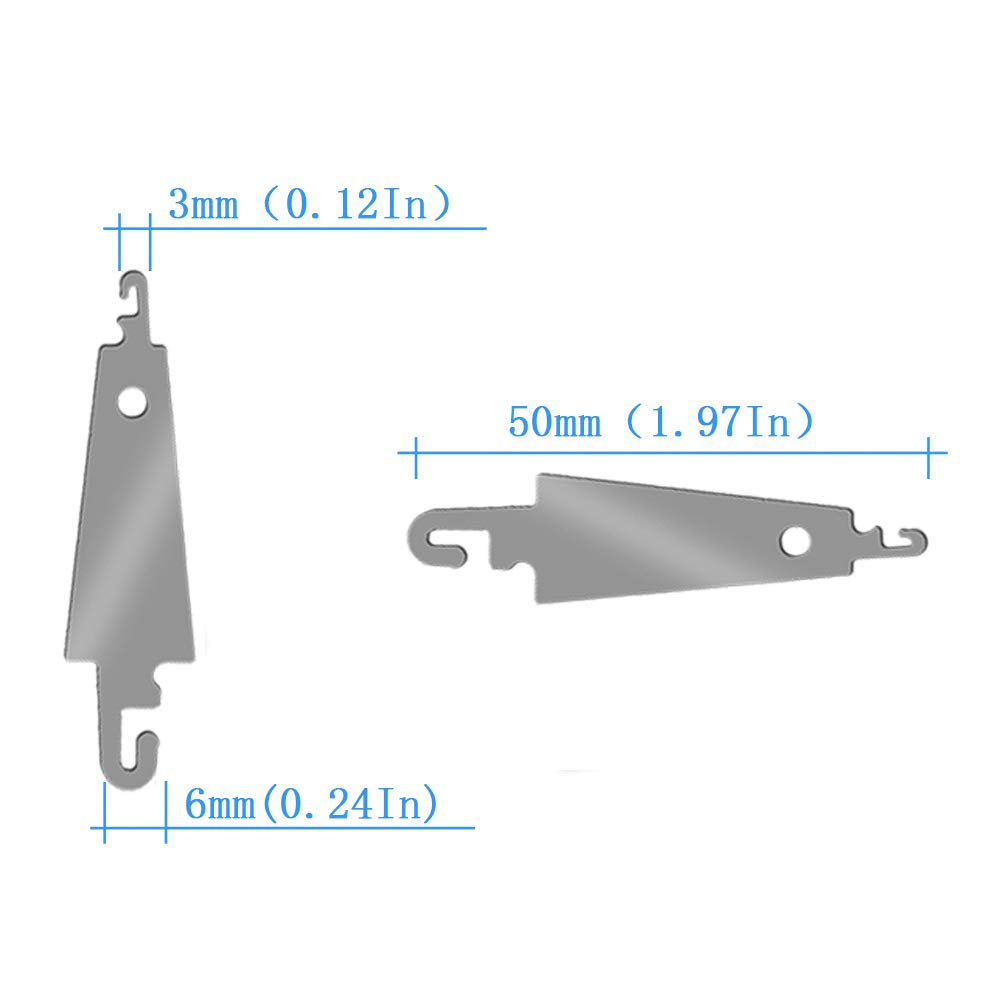 60Pcs Stainless Steel Needle Threader Embroidery Cross Stitch Needle-Threading Tools for Large Eye Needles Hand DIY Sewing with Clear Box for Keep it in Place