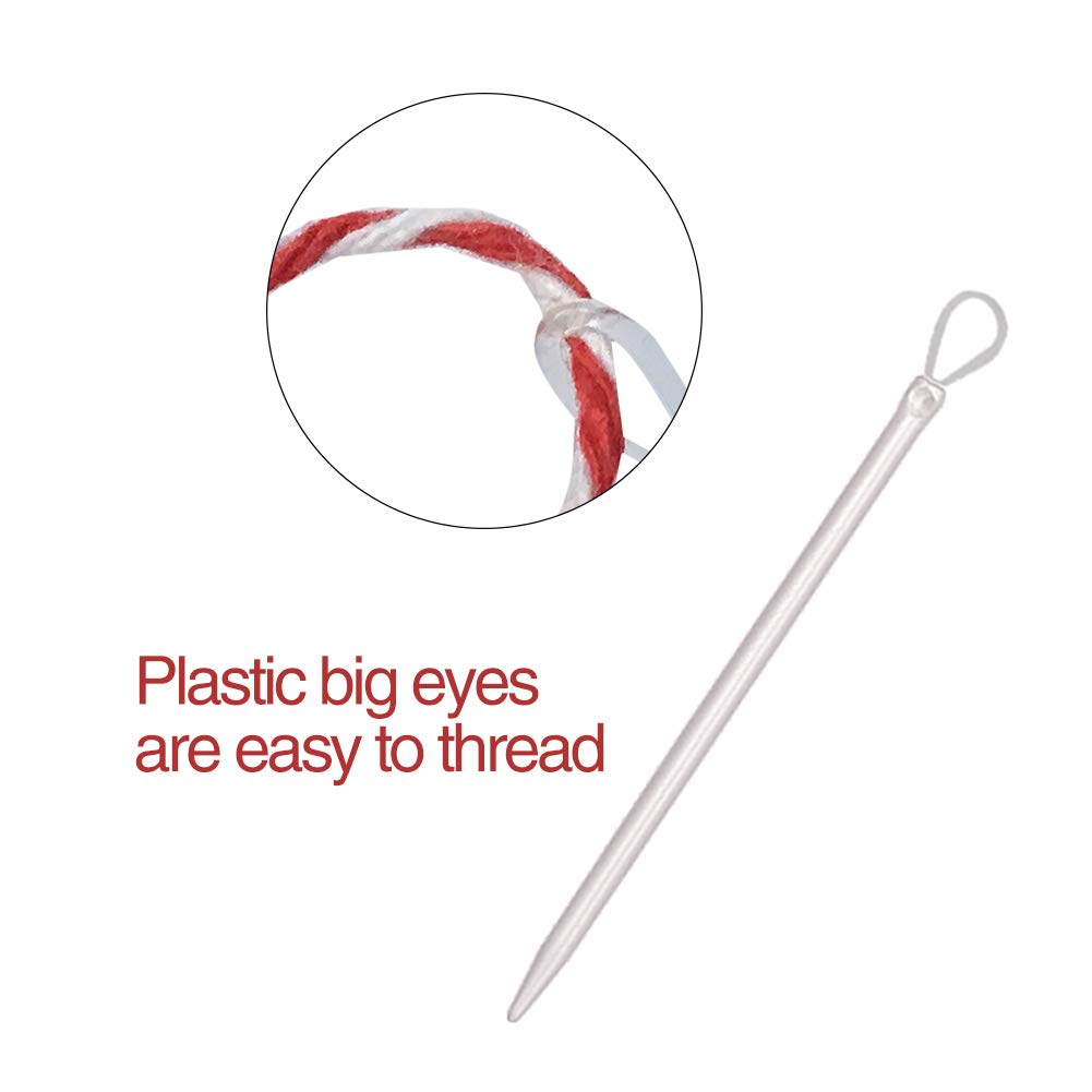 Yarn Needle, Bent Needle Tapestry Needle Set Wool Needles Large-Eye Blunt Needles Sewing Needles Weave Knitting Needles with Box (Random Color)