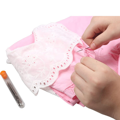 Large Eye Sewing Needles, Sewing Needles, Stainless Steel Embroidery Thread Needle, Handmade Yarn Knitting Needles Leather Needle (15 Pieces)