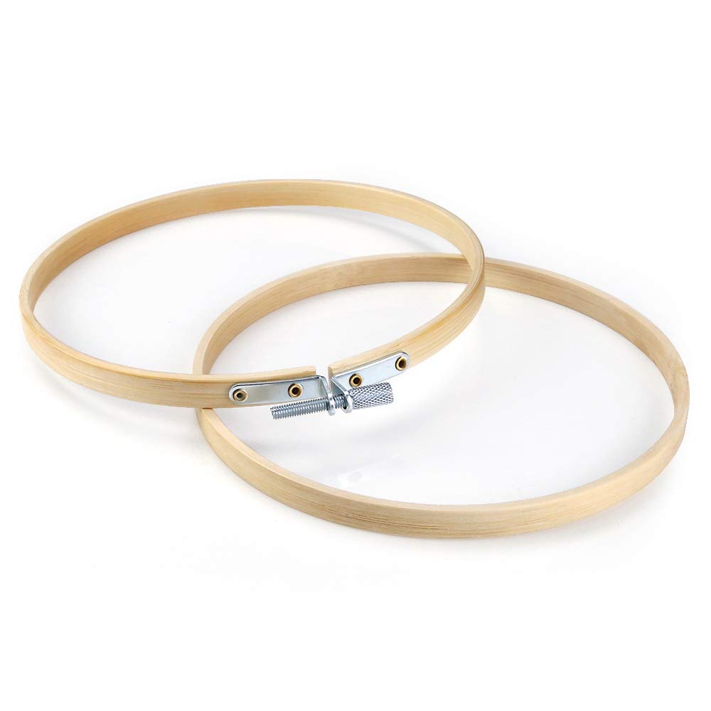 12 Pieces 5 Inch Embroidery Hoops, Cross Stitch Hoops Ring Bulk Wholesale for Christmas Ornaments Decoration and Art Craft Handy Sewing