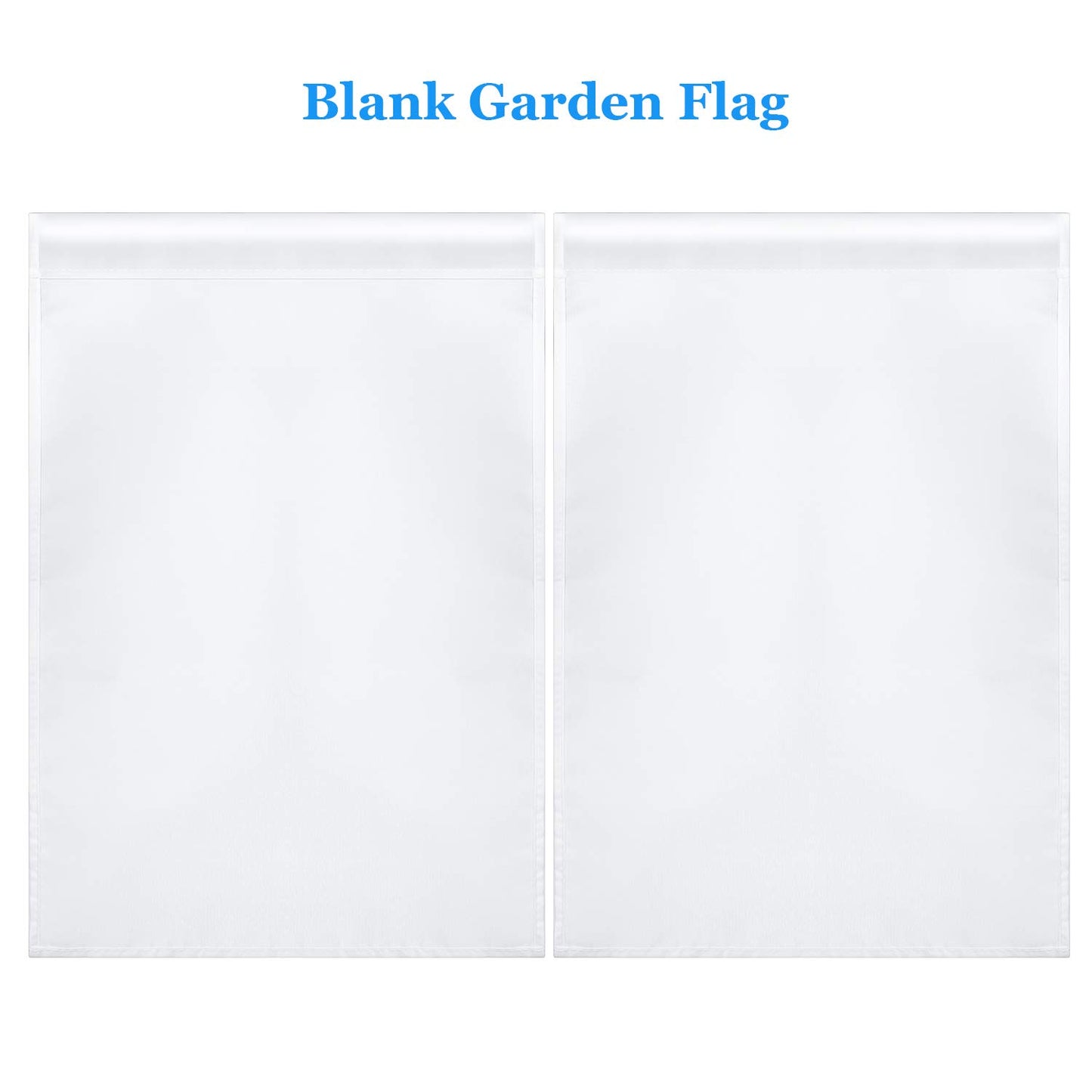 Blank Sublimation Flag Sublimation Garden Flags Yard Banners for DIY Outside Lawn Garden Polyester Banners Courtyard Outdoor Decoration,11.8 x 17.7 Inches(12 Pieces)