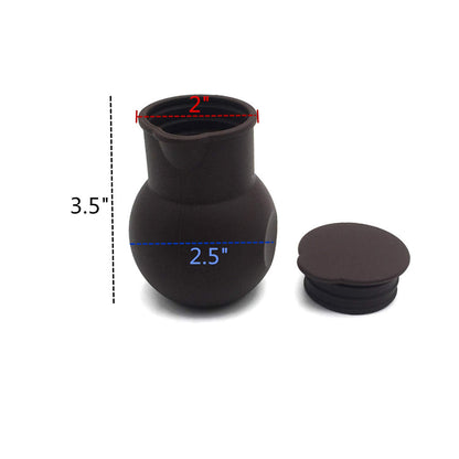 3 Pcs Silicone Chocolate Melting Pot, Butter Sauce Milk Microwave Baking Pouring Tool
