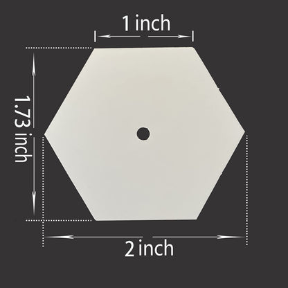 400pcs 1 Inch Paper Piecing for Quilting DIY Patchwork Sewing Crafts,Quilting Templates for Sewing Supplies Quilting Accessories Crafting Tools,Hexagon Paper Piecing Template