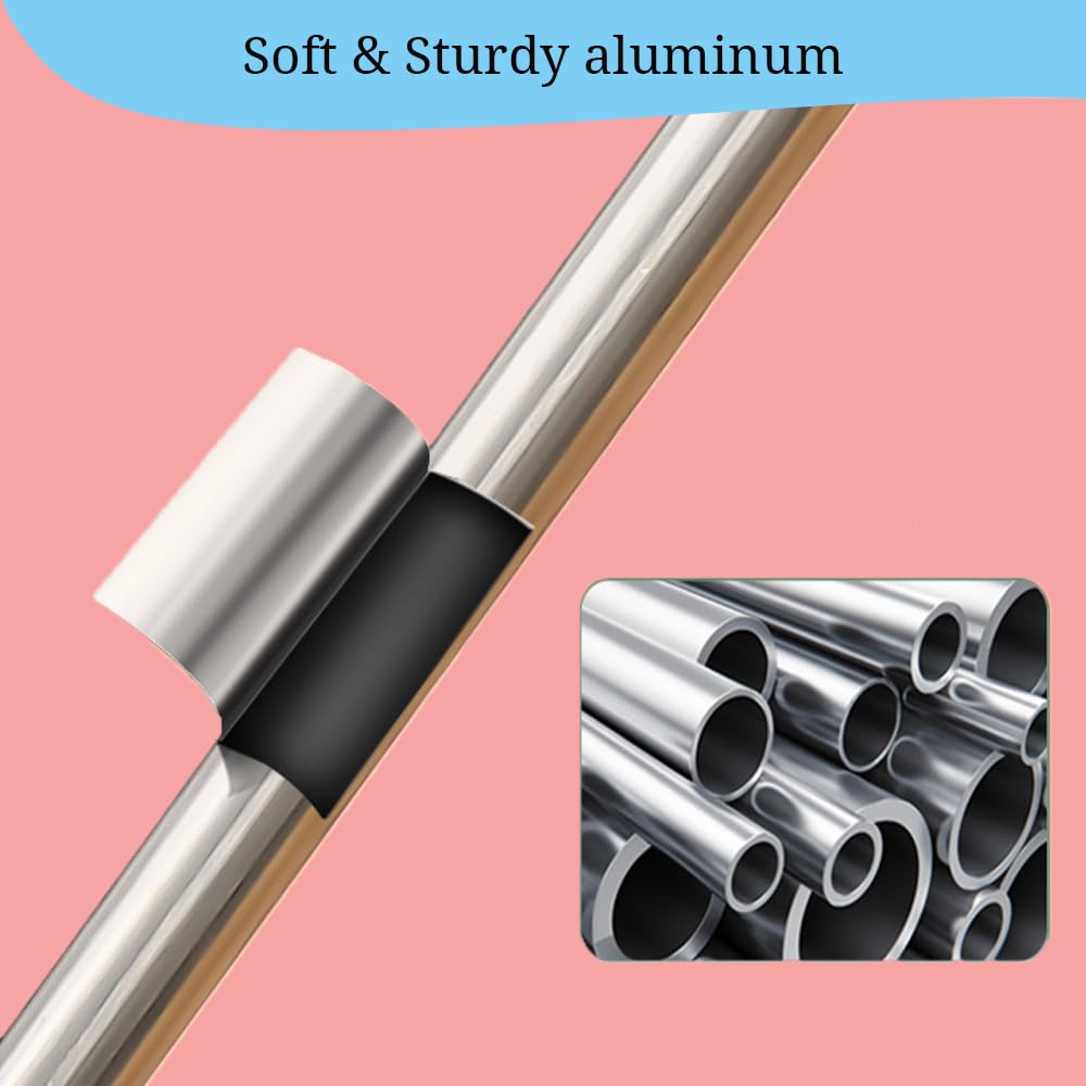 55pcs Metal Knitting Needle Set,Aluminum Straight Single Pointed Stainless Steel Knitting Needles,11 Size 2mm-8mm,10inch Length for Handmade DIY Knitting with Accessories