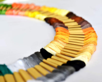 100 Skeins Per Pack -Embroidery Floss - Cross Stitch Threads - Friendship Bracelets Floss - Crafts Floss