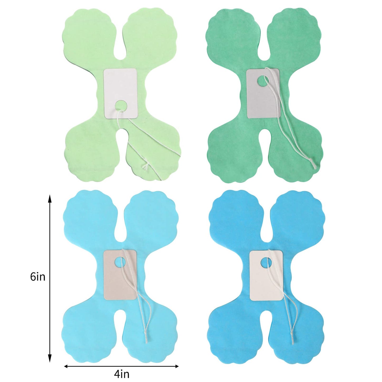 Blue-Green Party-Decorations Streamers Garland - 157Ft Four-Leaf Clover Hanging Banner, Jungle Theme Party Supplies Spring Summer Birthday Baby Bridal Shower Decor Hugtmr