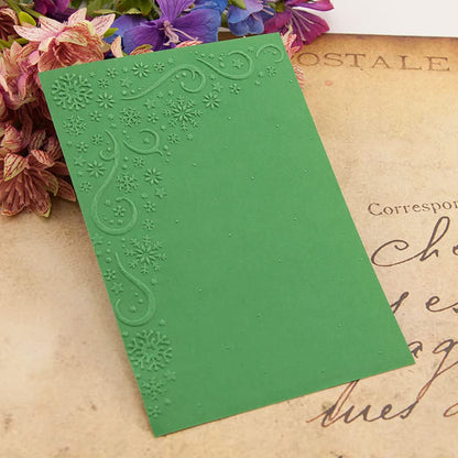 6Pcs Flower Snowflake Plastic Embossing Folder DIY Craft Template Molds Stamp Stencils Scrapbook Paper Cards Photo Album Making Tools Embossing Folders Handmade Art Craft Supplies Decorating Mold