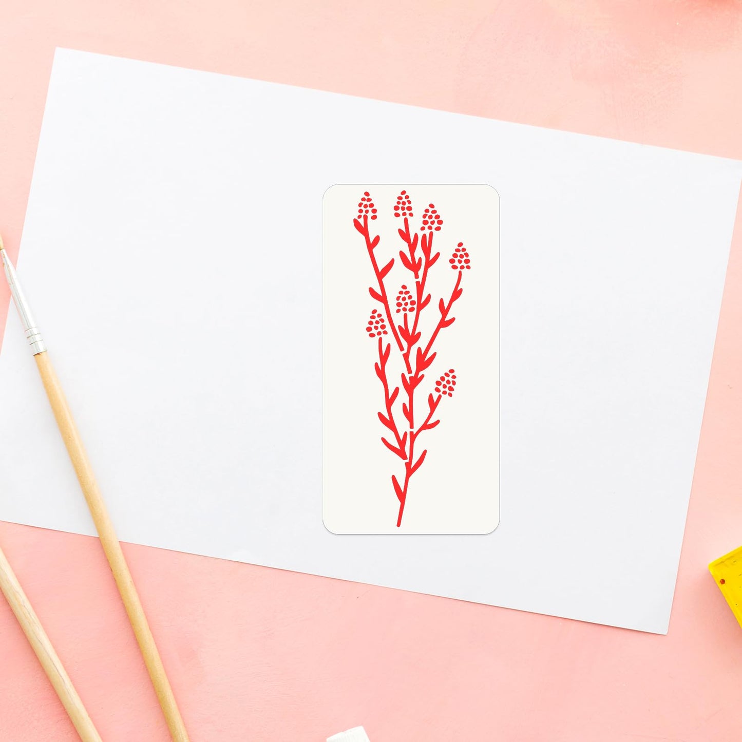 Stencils for Painting on Wood, Reusable Flower Stencils Painting Crafts Templates Drawing Stencil for Painting on Wood, Wall, Furniture(18)