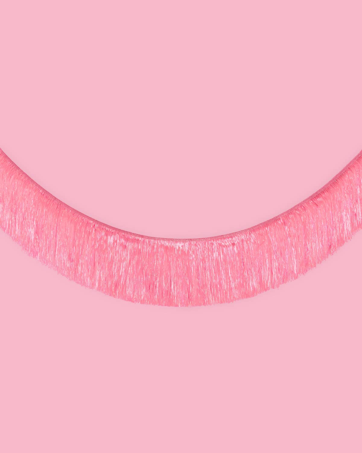 xo, Fetti Pink Iridescent Fringe Banner - 5 Ft. | Bachelorette Party Decorations, Birthday Party Decor, 21st Bday Decor, HBD, Photo Booth Banner Backdrop