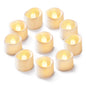 12Pcs Flickering Flameless Candle Battery Operated, 200+Hours Fake Electric LED Candles Tea Lights for Votive, Centerpiece Table Decorations, Wedding, Aniversary, Halloween, Christmas