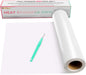Heat Transfer Vinyl White HTV Rolls - 12" x 15ft White Iron on Vinyl for All Cutting Machines, White HTV Vinyl for Shirts - Easy to Cut & Weed for Heat Vinyl Design