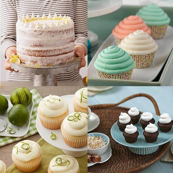 Icing Piping Tips Set,Stainless Steel Frosting Piping Kit,Pastry Cake Decorating Tips Baking Tools For Cookies Cupcake Decorating Kit (27)