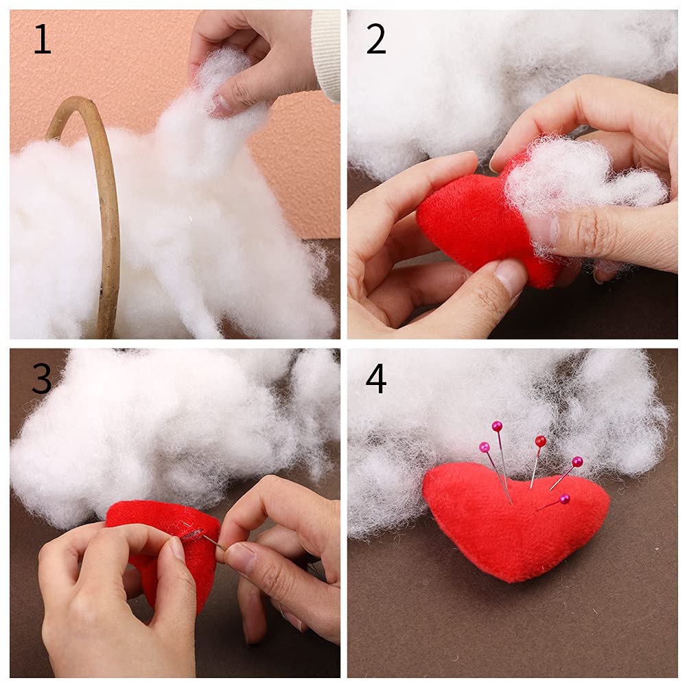 10.5oz Stuffing for Stuffed Animals, Stuffing for Crafts Crochet Stuffing Polyester Fiber Fill Resilience for Fill Fiber Animal Stuffing