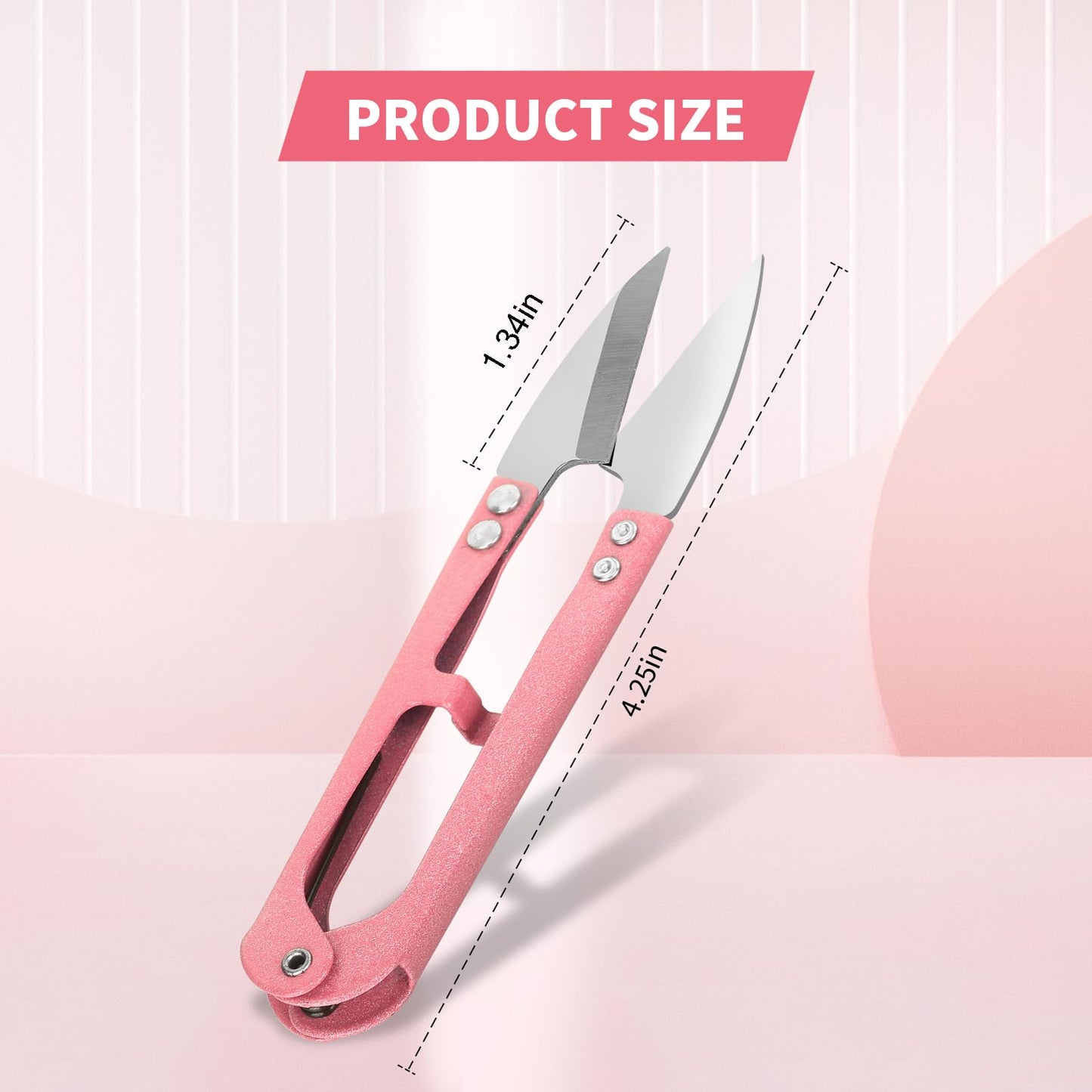 3PCS Thread Snips, High-Carbon Steel Thread Cutter, 4.25inch Yarn Scissors for Sewing, Quilting, Knitting, DIY, Jewelry Making, Bonsai Bud and Leaves Pruning.