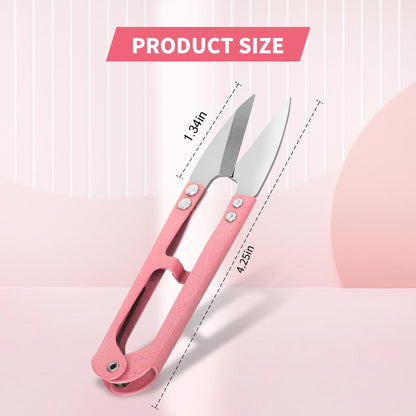 3PCS Thread Snips, High-Carbon Steel Thread Cutter, 4.25inch Yarn Scissors for Sewing, Quilting, Knitting, DIY, Jewelry Making, Bonsai Bud and Leaves Pruning.