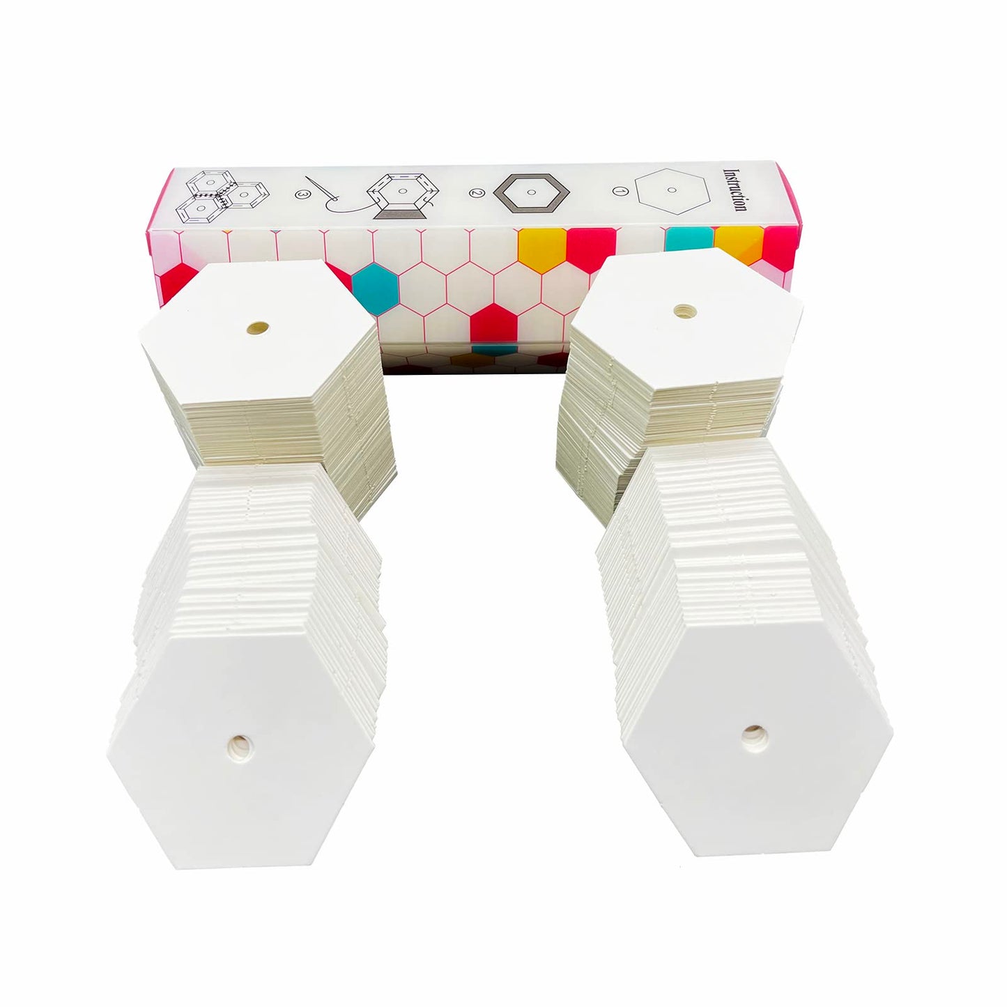 400pcs 1 Inch Paper Piecing for Quilting DIY Patchwork Sewing Crafts,Quilting Templates for Sewing Supplies Quilting Accessories Crafting Tools,Hexagon Paper Piecing Template