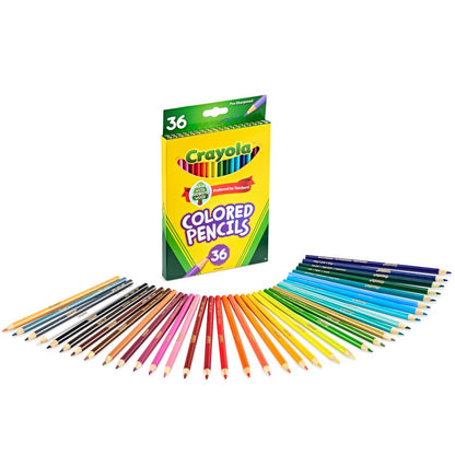 Colored Pencils (36ct), Kids Pencils Set, Arts & Crafts Supplies, Coloring Book Pencils, Gifts for Kids & Toddlers, Ages 3+