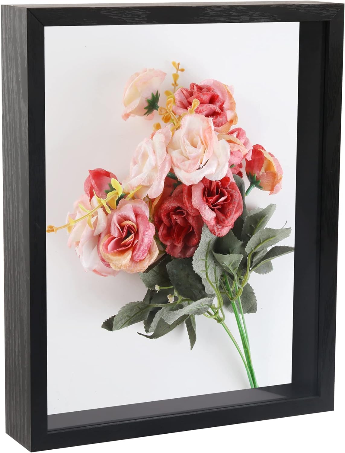 11x14 Shadow Box Frame, Display Case, Memory Box, Wood Picture Frame Black, 1 Pack