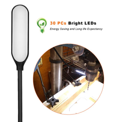 Sewing Machine Light, Magnetic Base LED Work Light with Flexible Gooseneck for Sewing Machine Drill Presses Craft Workbenches Lathes