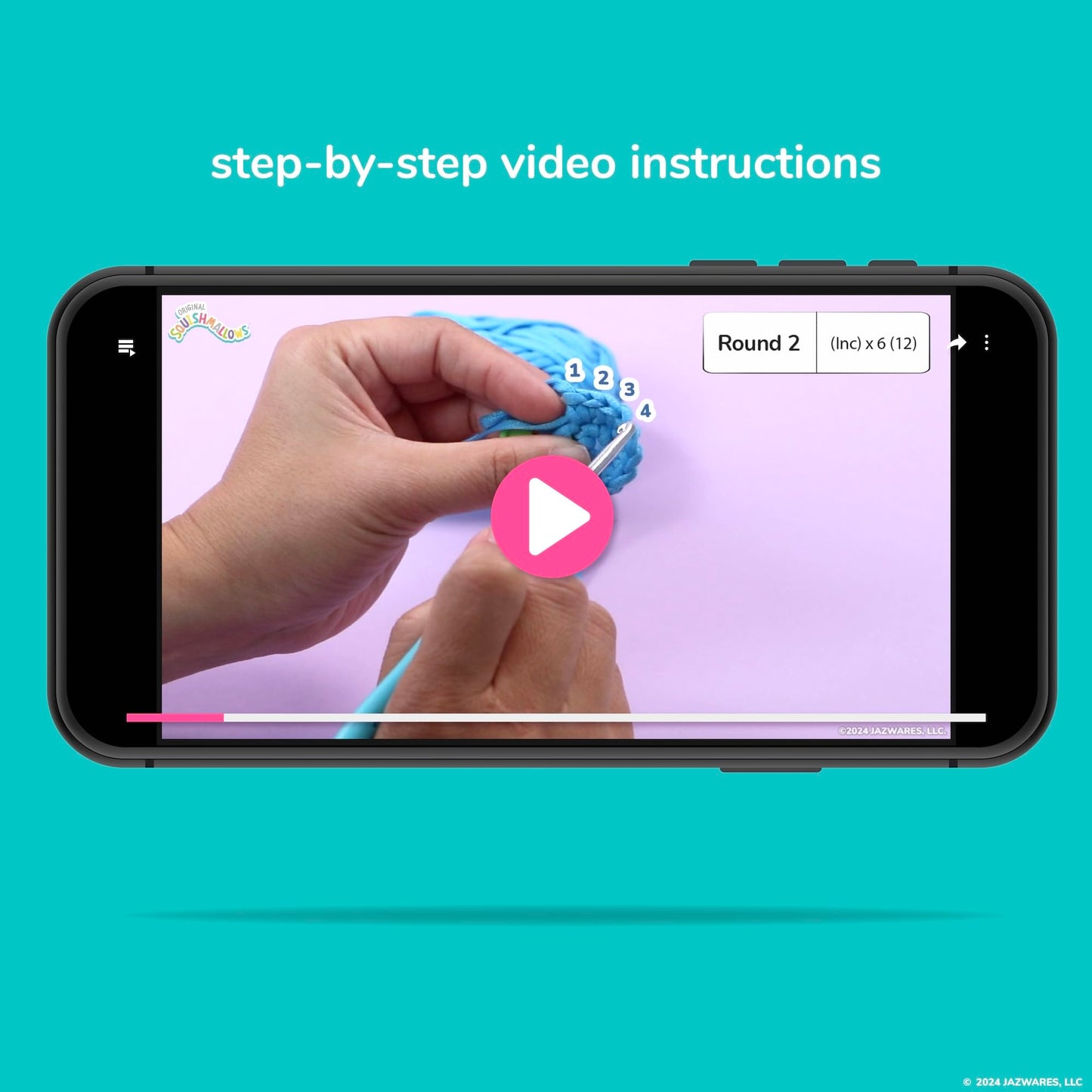 Original Bebe The Bluebird Crochet Kit, Includes Yarn, Crochet Hook, Starter Hooks, Step-by-Step Tutorials, Exclusive Crochet Kit for Beginners, DIY Craft, Crochet Kits, Great Teen Gifts