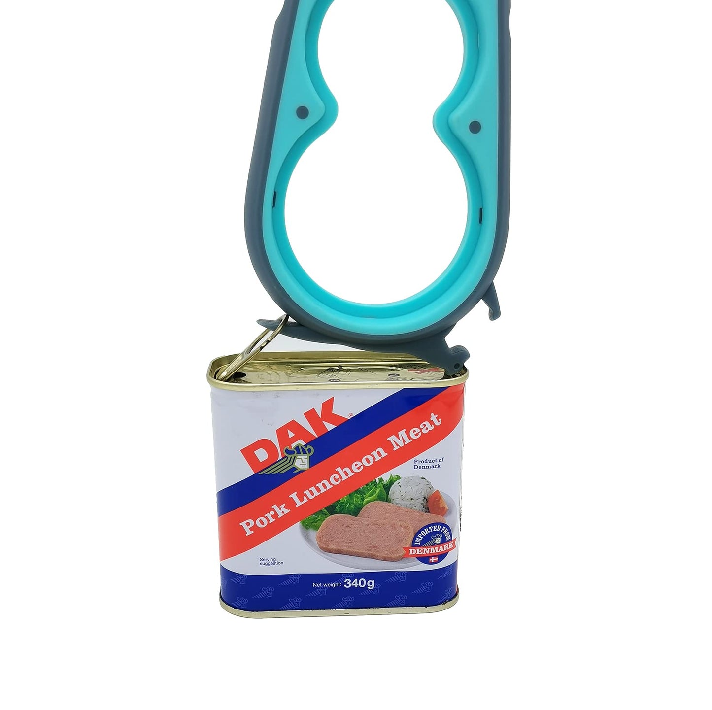 Jar Opener Bottle Opener and Can Opener for Weak hands, Seniors with Arthritis and Anyone with Low Strength, Mutil Jar Opener Get Lids Off Easily (Blue and Grey)