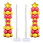 Balloon Column Stand Set of 2, 6.6ft Balloon Arch Stand Adjustable Balloon Column kit with Base Telescopic for Baby Shower Wedding Birthday Graduation Party Decorations (2)