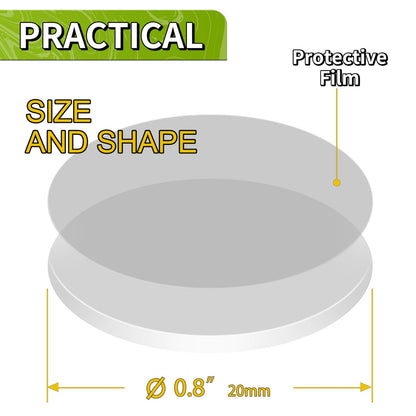 350Pcs Double Sided Adhesive Dots, 0.8" Clear Removable Sticky Adhesive Mounting Putty, Waterproof No Trace Dots Adhesive Putty for Poster Picture Festival Decoration Museum (20mm)