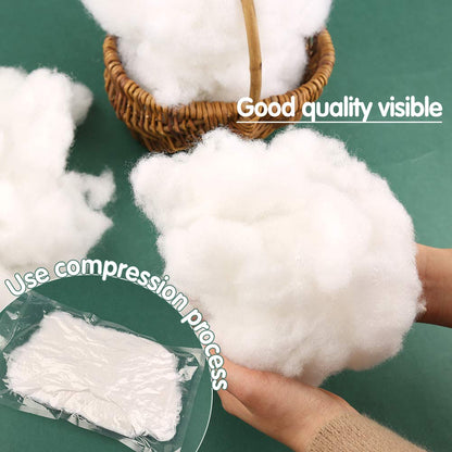 10.5oz Stuffing for Stuffed Animals, Stuffing for Crafts Crochet Stuffing,Stuffing for Crochet, Polyester Fiber Fill Resilience for Fill Fiber Animal Stuffing