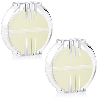 2 Pcs Thread Wax Thread Conditioner Beeswax for Hand Sewing Embroidery Beeswax Floss Conditioner for Quilting Sewing Strengthening Line Embroidery Wax (Colorless)