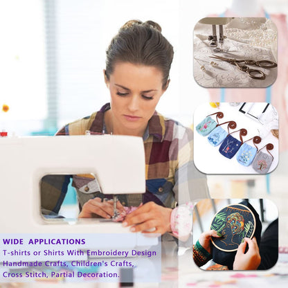 72Pcs 36 Colors Sewing Thread Set with Matching Prewound Bobbin Threads and Case, 550 Yards per Polyester Thread, Popular Colors for Hand & Machine Sewing