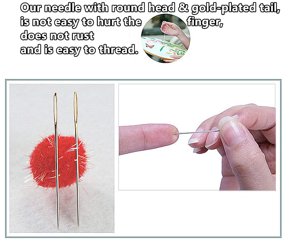 Cross Stitch Kits, Three Birds Awesocrafts Easy Patterns Cross Stitching Embroidery Kit Supplies Christmas Gifts, Stamped or Counted (Birds, Counted)