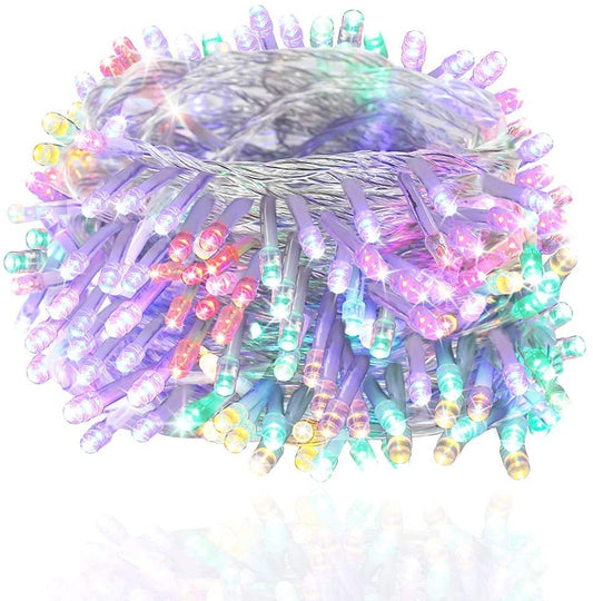 Easter Decorations, Easter Lights 66 FT 200 LED with Memory Modes Controller, Easter Decor Lights for Indoor Outdoor Backyard Tree Party Patio Home Room Chirstmas (Multi Color)