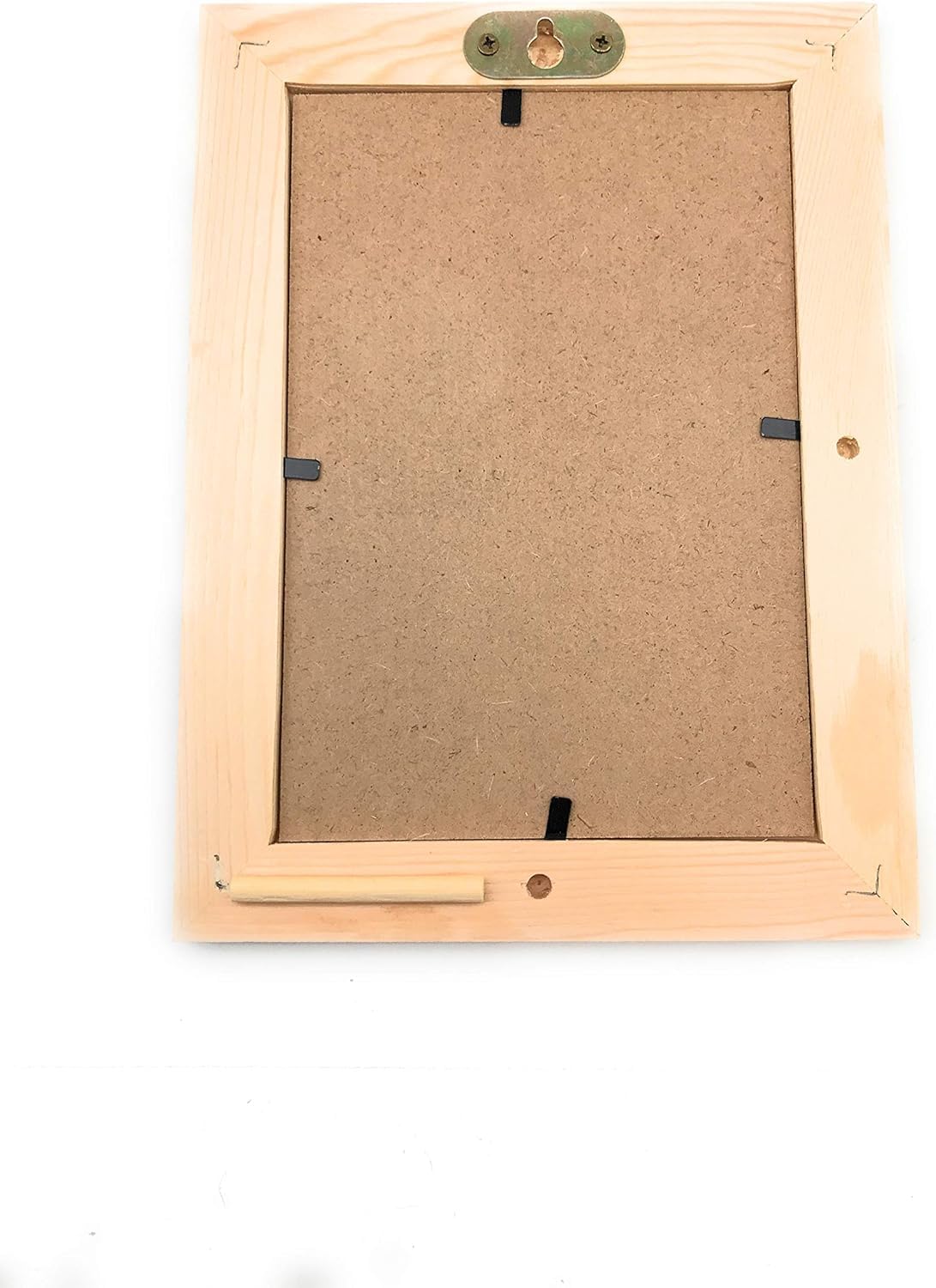 Unfinished Solid Wood Picture Frames for Arts Crafts, DIY Painting Project Stand or Hang on The Wall 6x8 Frame Size Holds 6x4 Pictures for Kids Craft Birthday, School projects (8)