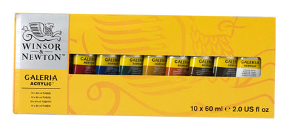 Acrylic Paint, 10 x 60ml (2--oz) Tube Paint Set