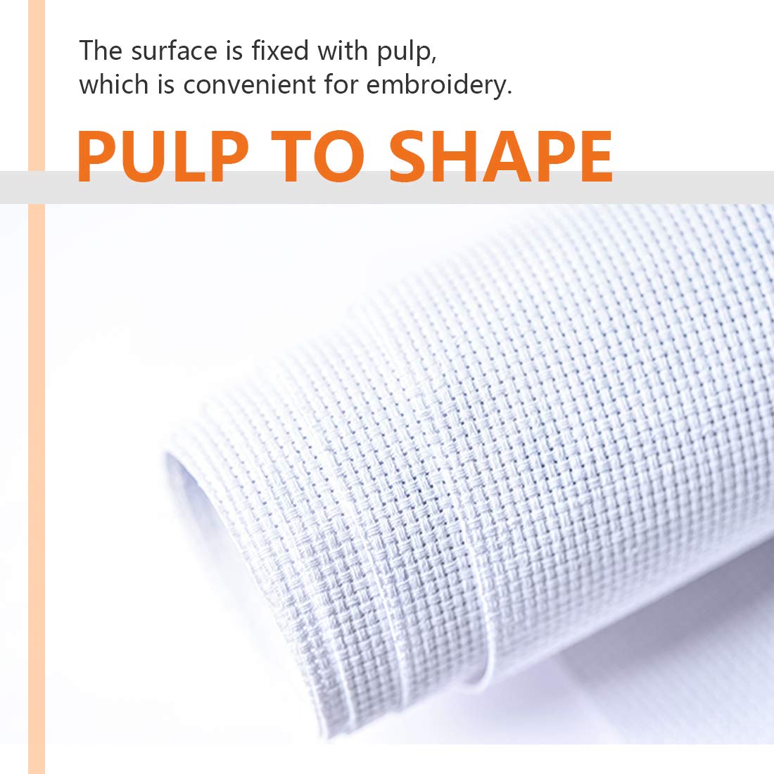 Classic Reserve Aida Cross Stitch Fabric, 14 Count White Cotton Cloth for Embroidery (59 x 39 Inch)