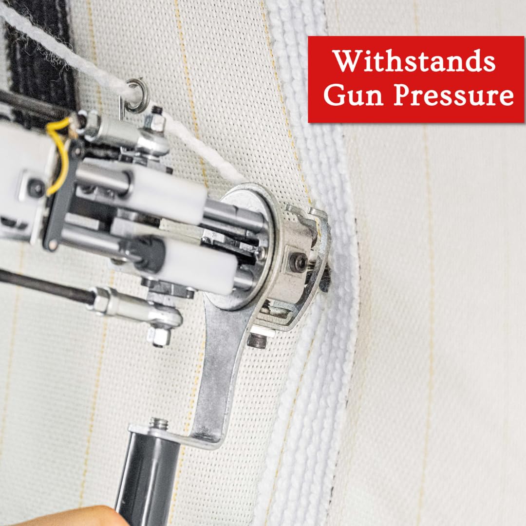 40" x 40" Large Overlocking Primary Tufting Cloth for Rug Tufting with Marked Lines, Monks Cloth for Punch Needle 3.3x3.3 feet