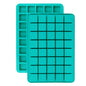 2 Pack 40-Cavity Square Caramel Candy Silicone Molds,Chocolate Forf Truffles, Fat Bombs Keto Snacks, Whiskey Ice Cube Tray,Grid Fondant Mould,Hard Candy Pralines Gummy Jelly Mold