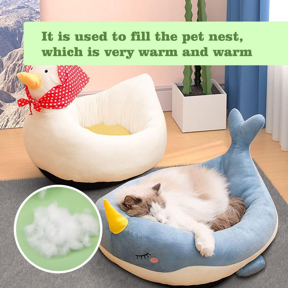 100g/3.5oz Premium Polyfill Stuffing for Stuffed Animals, Polyester Fiber Filling Stuffing, Fluff Polyfill Stuffing High Resilience Stuffing for Crafts, Crochet Stuffing