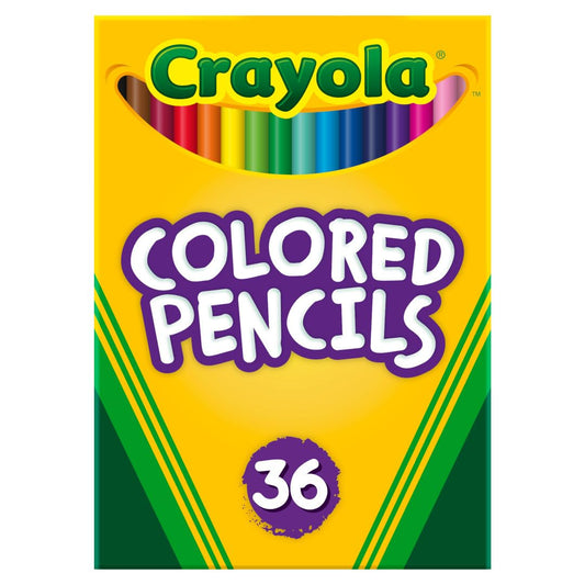 Colored Pencils (36ct), Kids Pencils Set, Arts & Crafts Supplies, Coloring Book Pencils, Gifts for Kids & Toddlers, Ages 3+