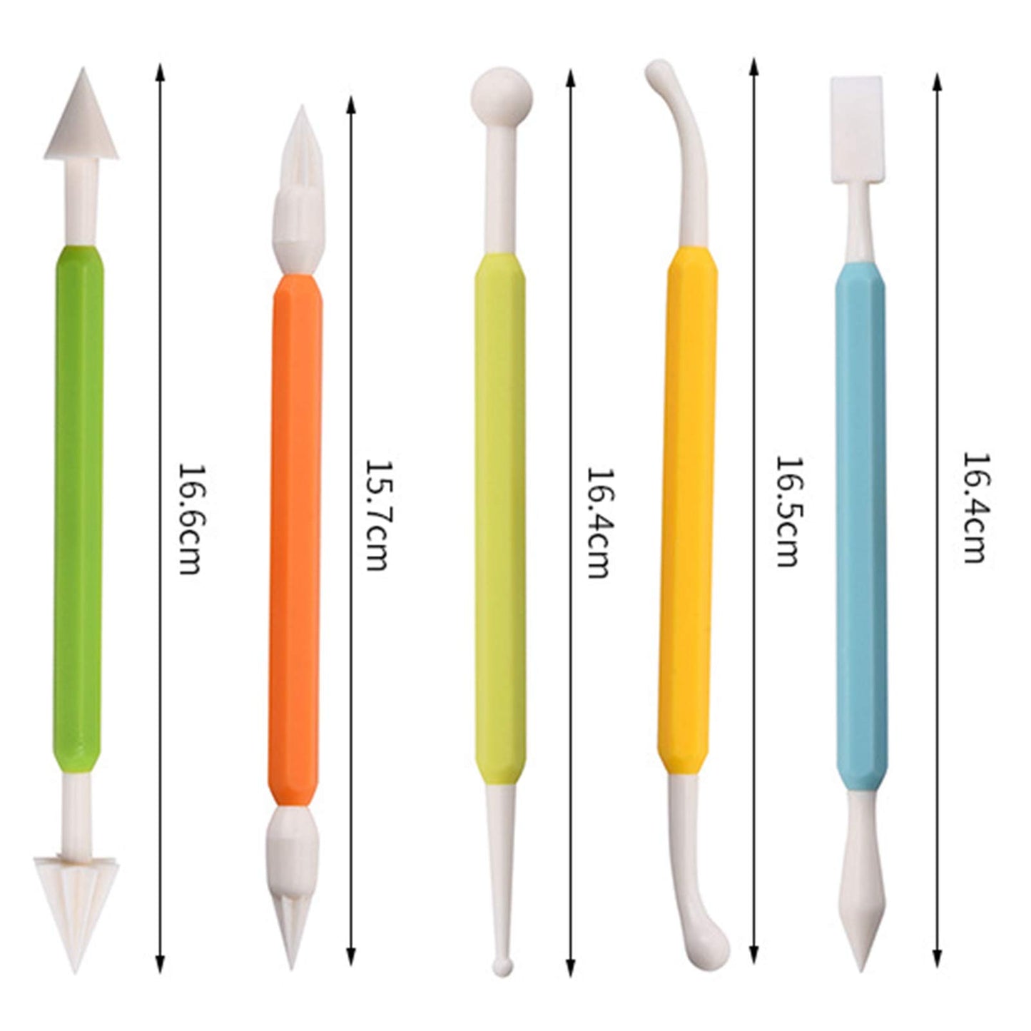 9 Pieces Clay Sculpting Tools, Plastic Modeling Clay Tools for Kids，Double-Head Plastic Ceramic Pottery Tool Kit,Crafts Clay Modeling DIY Kit Cook Decorating Tools for Shaping and Sculpting