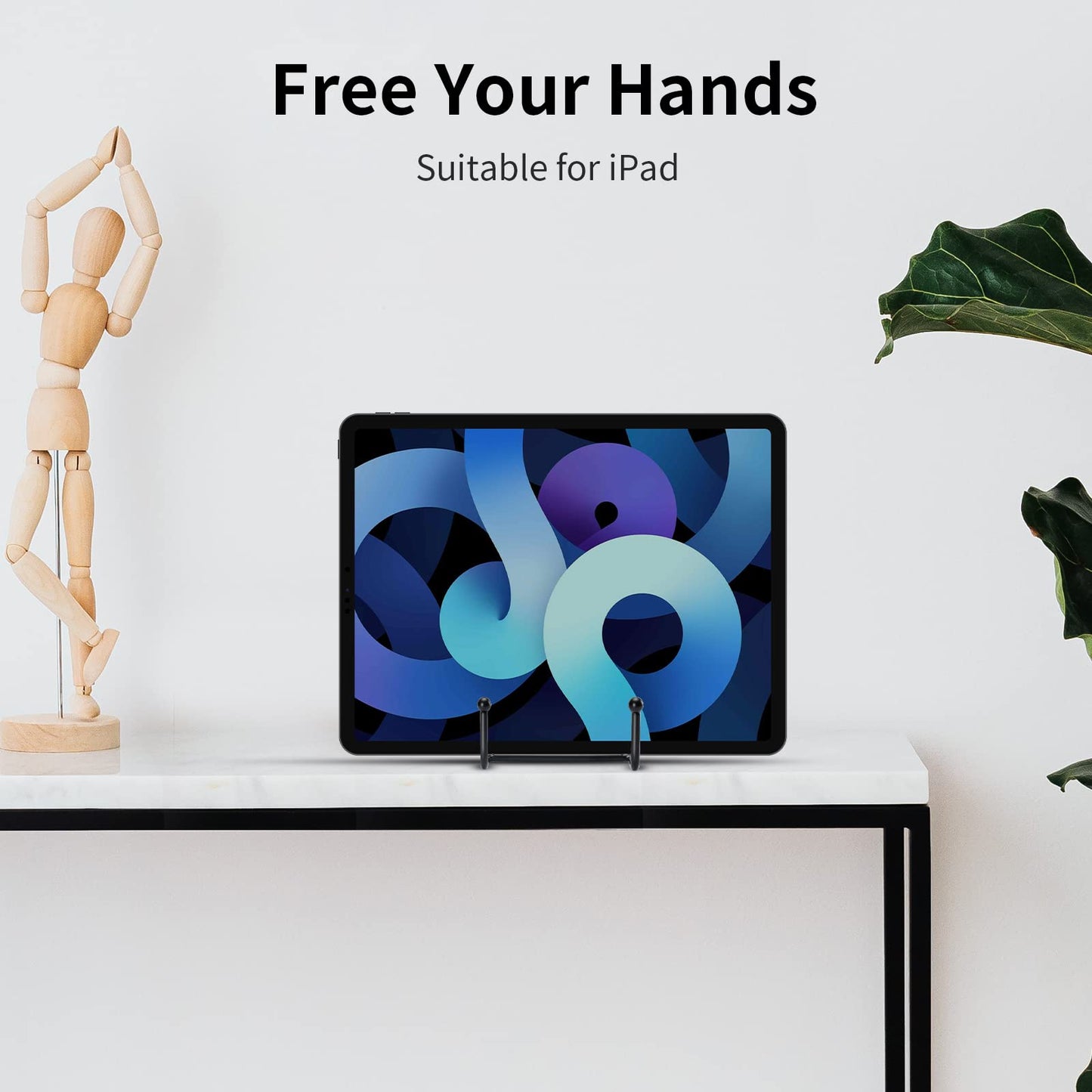 3 Pack 6 Inch Plate Stands for Display, Plate Holder Display Stand, Picture Frame Stand Black Metal Frame Holder Stands for Book,Small Easel,Decorative Plate,Photo and Platter,Tabletop Art