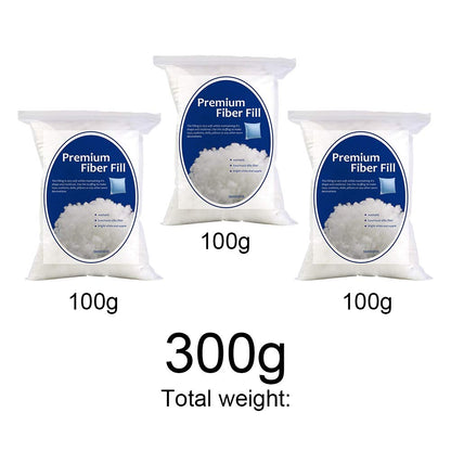 10.5oz Stuffing for Stuffed Animals, Stuffing for Crafts Crochet Stuffing Polyester Fiber Fill Resilience for Fill Fiber Animal Stuffing