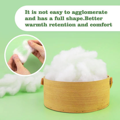 100g/3.5oz Premium Polyfill Stuffing for Stuffed Animals, Polyester Fiber Filling Stuffing, Fluff Polyfill Stuffing High Resilience Stuffing for Crafts, Crochet Stuffing