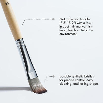 25-Piece Professional Paint Brush Set – Expert Series Synthetic Nylon Brushes for Acrylic, Oil, Watercolor, Gouache – No Shedding, Canvas Roll Case & Palette Knife, Painter Gifts Art Supplies