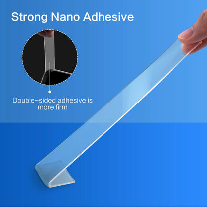 Double Sided Tape Heavy Duty 1.18 Inch x 240 Inch(20ft), Nano Double Sided Adhesive Tape, Clear Mounting Tape for Walls,Picture Hanging Adhesive Strips,Removable & Waterproof Poster Tape