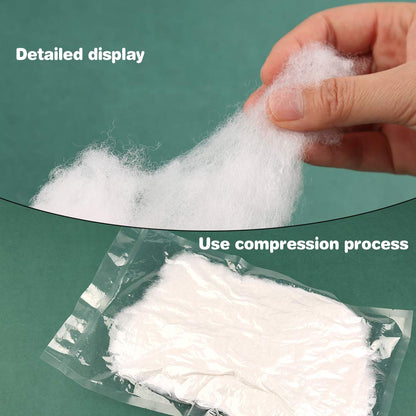 7oz Stuffing for Stuffed Animals, Stuffing for Crafts Crochet Stuffing,Stuffing for Crochet, Polyester Fiber Fill Resilience for Fill Fiber Animal Stuffing