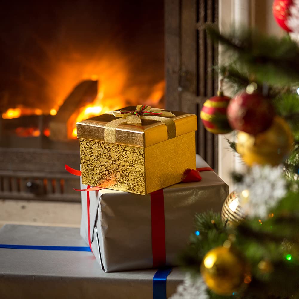 20 Colors 300 Yard Double Faced Rainbow Satin Ribbon -18 Ribbon Rolls & 2 Glitter Metallic Ribbon,3/8" X 15 Yard/Roll,Perfect for Christmas Gift Wrapping,Hair Bows & Other Craft Projects